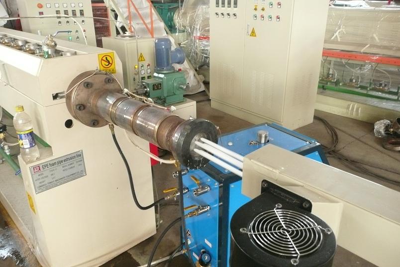 EPE foam pipe/rod extrusion line