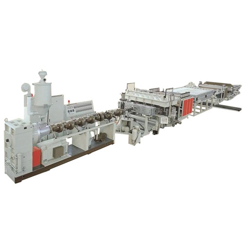 PC Hollow grid plate extrusion line