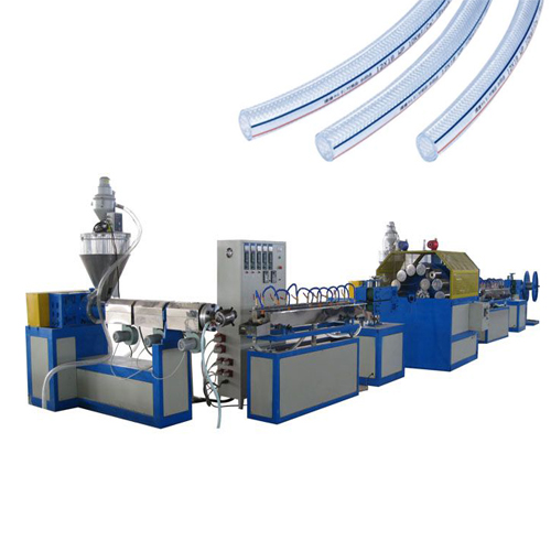 PVC fiber reinforced hose extrusionline