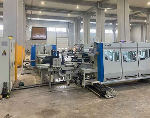 SPC Floor Cutting/Slotting Production Line